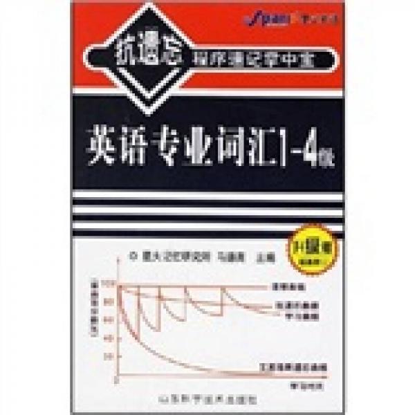 抗遗忘程序速记掌中宝：英语专业词汇1-4级（升级版）（最新修订）