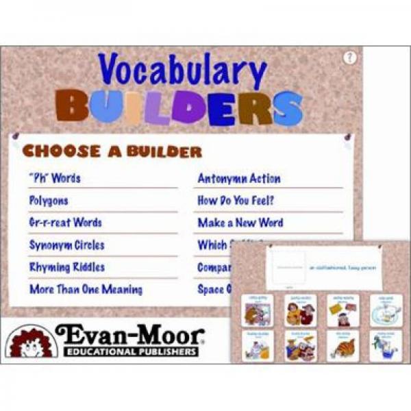 Vocabulary Builders Interactive App, Grades K-1 