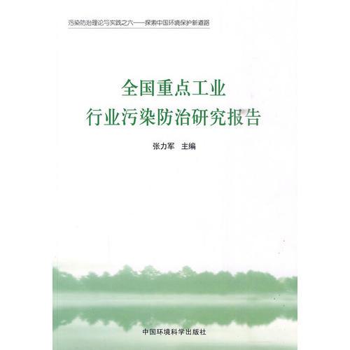 全国重点行业工业污染防治研究报告  污染防治理论与实践之六---探索中国环