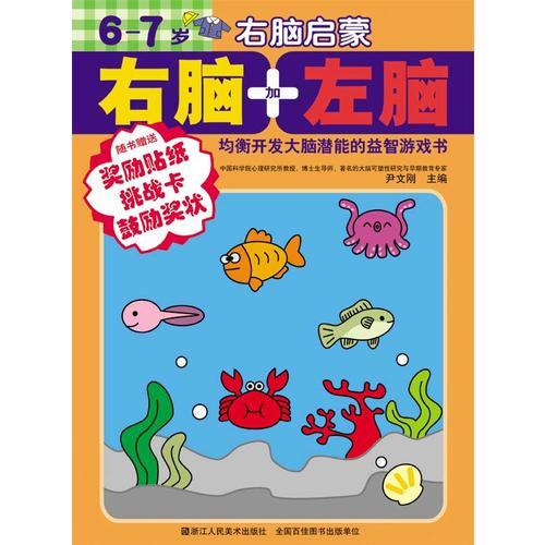 右脑加左脑：6-7岁右脑启蒙（中科院心理研究所教授、博士生导师，著名的大脑可塑性研究与早期教育专家尹文刚主编，能有效开发孩子的大脑潜能）