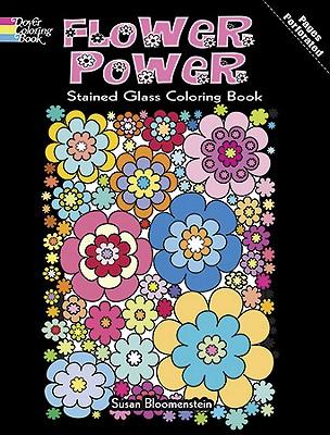 FlowerPowerStainedGlassColoringBook