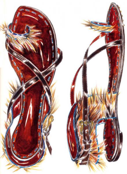 Manolo's New Shoes  新的鞋子设计