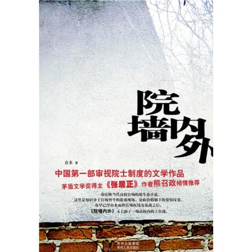 院墻內(nèi)外（方舟子被襲，院士造假……國內(nèi)首部審視院士制度的文學(xué)作品）