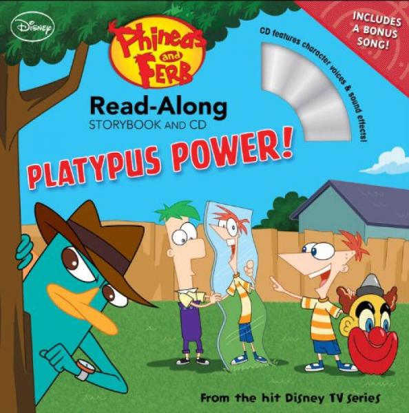 Phineas and Ferb Read-Along Storybook and CD 飞哥与小佛，附CD