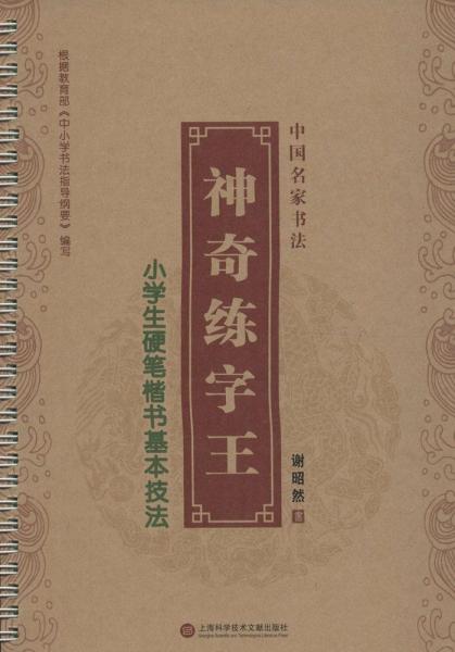 中国名家书法.神奇练字王 小学生硬笔楷书基本技法