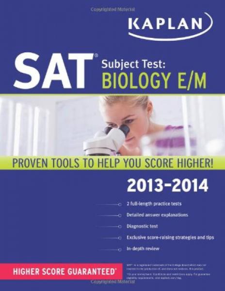 Kaplan SAT Subject Test Biology E/M 2013-2014 (Kaplan SAT Subject Test Series)