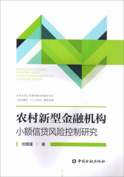 农村新型金融机构小额信贷风险控制研究