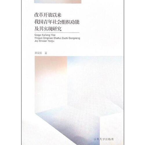 改革開放以來我國青年社會(huì)組織功能及其實(shí)現(xiàn)研究