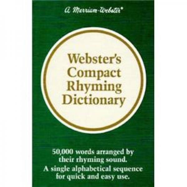 Webster's Compact Rhyming Dictionary 韦氏简明韵脚字典 