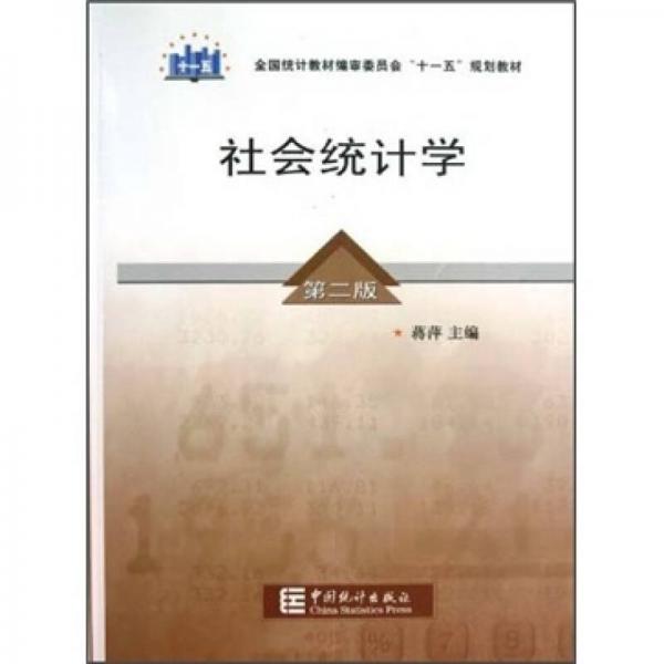 全国统计教材编审委员会十一五规划教材：社会统计学
