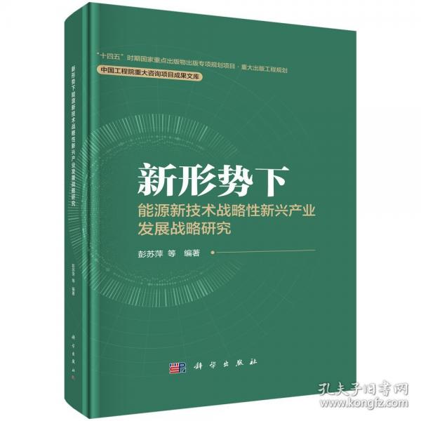 新形势下能源新技术战略性新兴产业发展战略研究