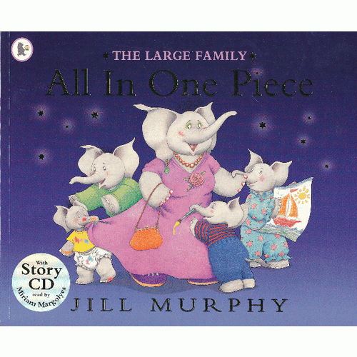 Large Family: All In One Piece (book+CD) 大象一家：爸爸妈妈要出门(书+CD) 