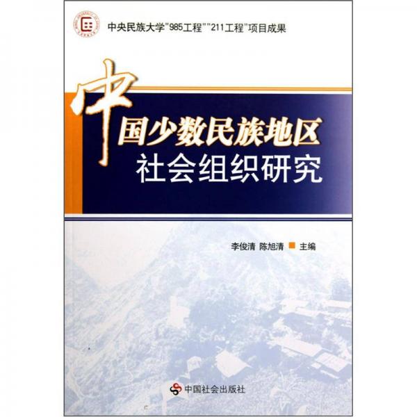 中國少數(shù)民族地區(qū)社會組織研究
