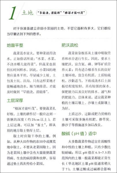 菜园里的门道：农田小菜园蔬菜种植技术简编