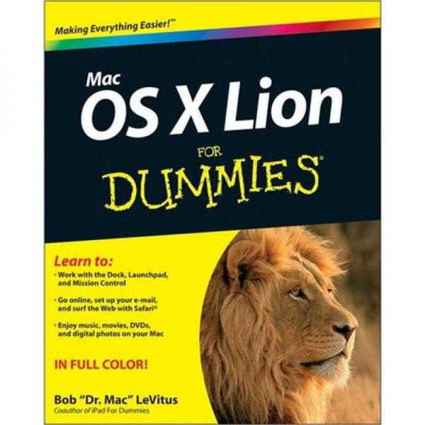 Mac OS X Lion For Dummies[Mac Os X Lion 入门]
