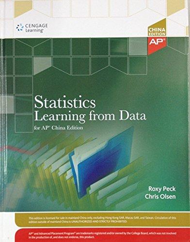 Statistics Learning from Data for AP China Edition