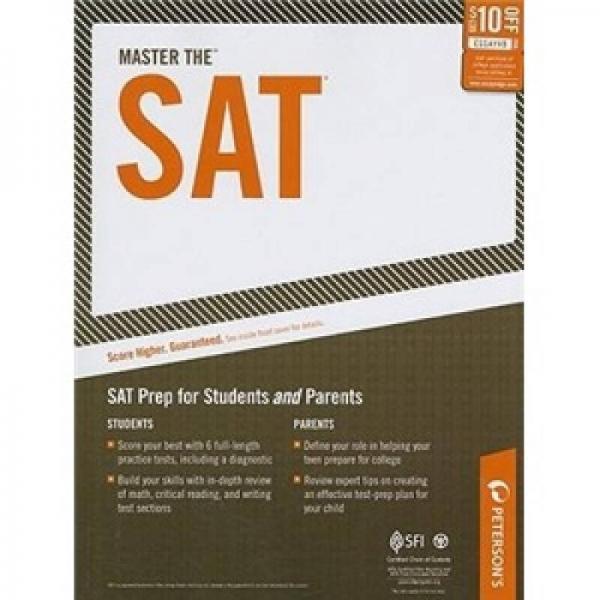 Master The SAT: SAT Prep for Students and Parents (Peterson's Master the SAT)