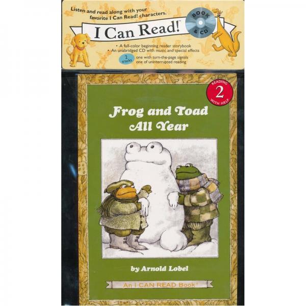Frog and Toad All Year (Book + CD) (I Can Read, Level 2)青蛙和蟾蜍的一整年，书附CD版