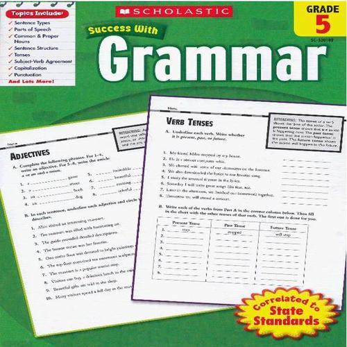 Scholastic Success with Grammar: Grade 5 学乐必赢阅读：5年级语法 