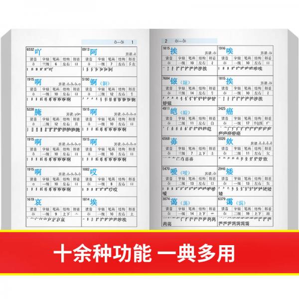 学生全功能笔顺笔画部首结构规范大全