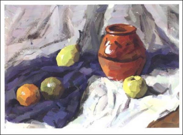 美术高考必读·绘画语言的表现与欣赏：胡林明水粉静物