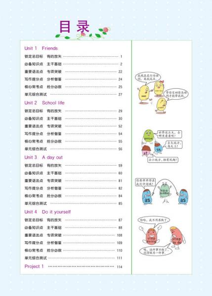 17秋教材解读 初中英语八年级上册（译林）