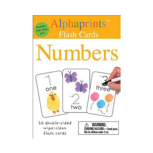 Alphaprints: Wipe Clean Flash Cards Numbers