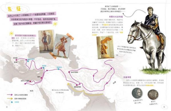 地图上的历史足迹：马可·波罗行纪+库克船长远航+亚历山大东征