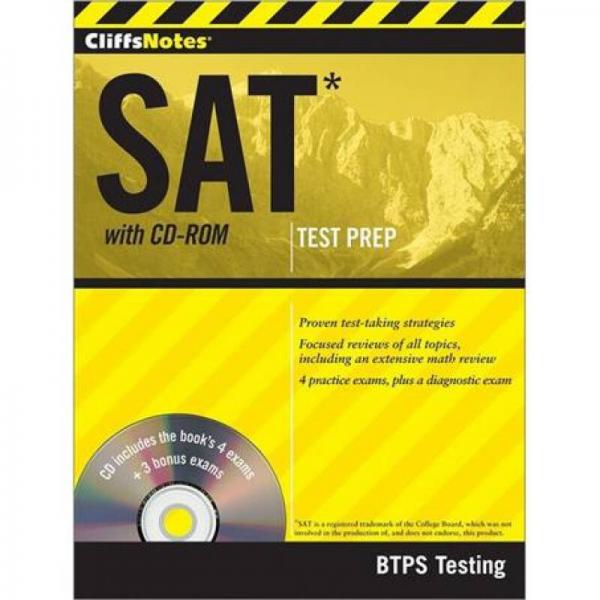 CliffsNotes SAT, with CD-ROM