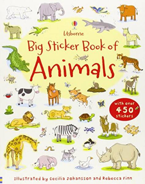 Big Sticker Book Of Animals