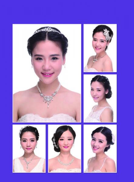 新娘经典盘发100例