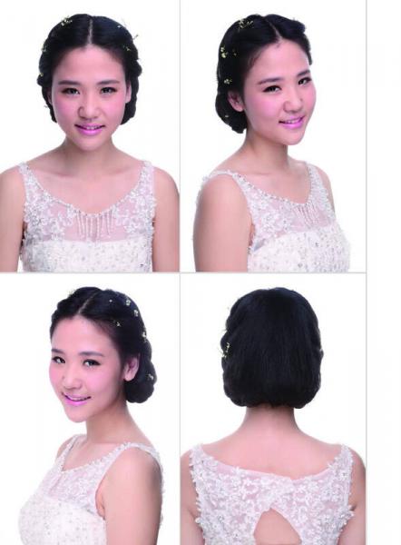 新娘经典盘发100例