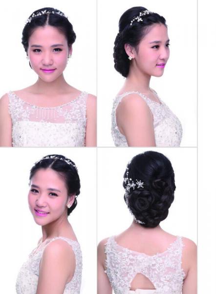新娘经典盘发100例