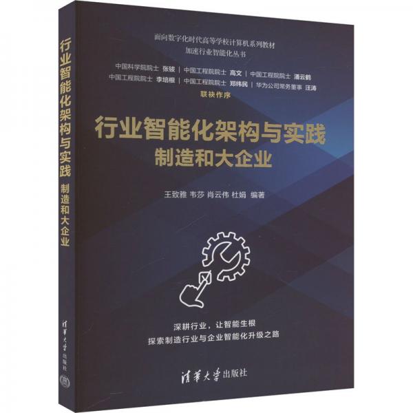 行业智能化架构与实践 制造和大企业 大中专理科科技综合 王致雅 等 编 新华正版