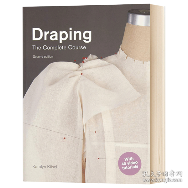 英文原版書(shū) Draping: The Complete Course 布料：完整課程第二版