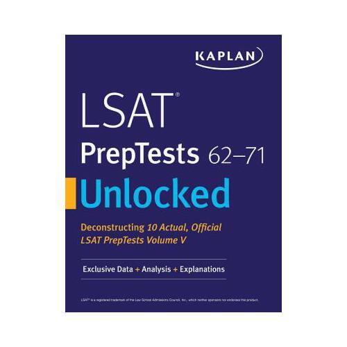 LSAT Preptests 62-71 Unlocked: Exclusive Data + Analysis 