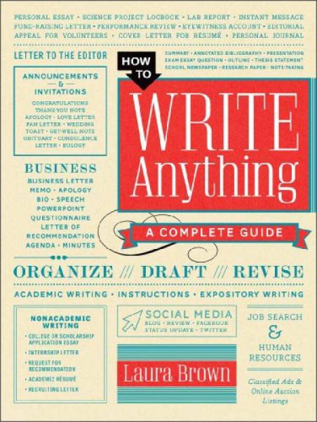 How to Write Anything: A Complete Guide