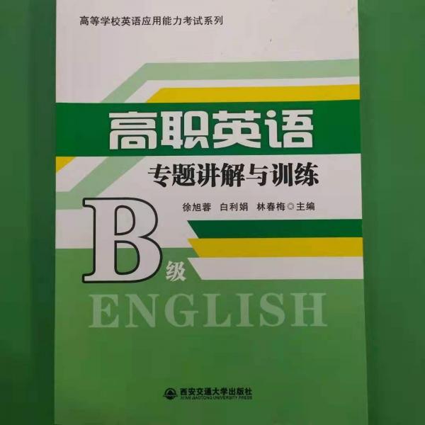 高職英語專題講解與訓(xùn)練. B級