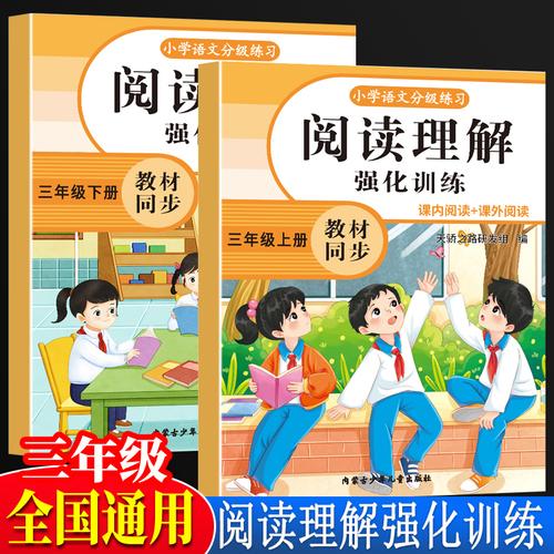 全2冊閱讀理解強化訓(xùn)練三年級上下冊 小學(xué)生語文課外強化答題解題技巧每日一練閱讀真題100篇3年級上冊下冊語文同步暑期閱讀專項訓(xùn)練課外書