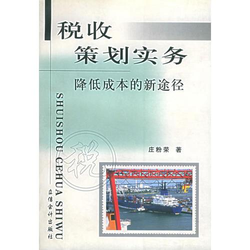 税收策划实务——降低成本的新途径