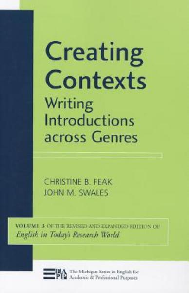 CreatingContexts:WritingIntroductionsAcrossGenres