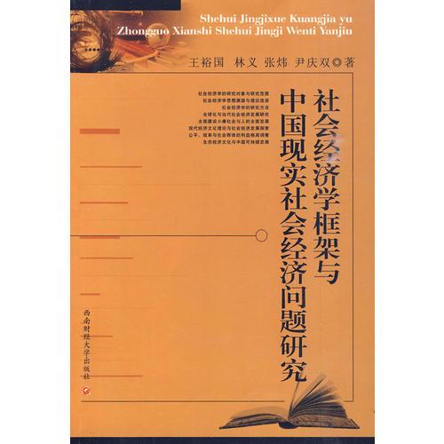 社會經(jīng)濟學框架與中國現(xiàn)實社會經(jīng)濟問題研究