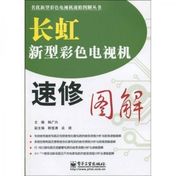 長虹新型彩色電視機速修圖解