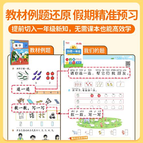 2025秋陽光同學(xué)開學(xué)幼小銜接教材數(shù)學(xué)幼升小同步訓(xùn)練領(lǐng)跑一年級大班學(xué)前班暑假作業(yè)幼兒園升一年級入學(xué)準(zhǔn)備小學(xué)一年級教材