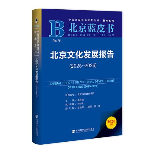 北京蓝皮书：北京文化发展报告