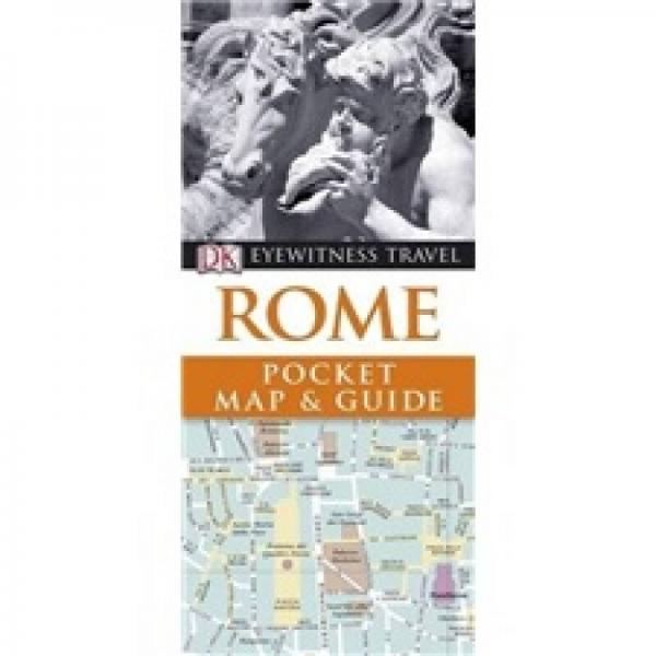 DK Eyewitness Pocket Map and Guide: Rome[目擊者袖珍地圖旅游指南：羅馬]