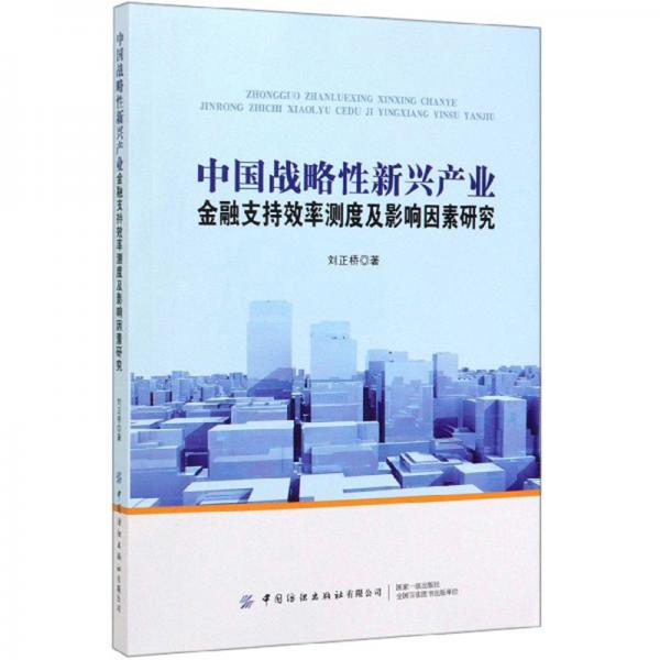 中國戰(zhàn)略性新興產(chǎn)業(yè)金融支持效率測度及影響因素研究