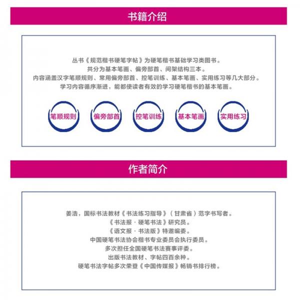 规范楷书硬笔字帖——偏旁部首