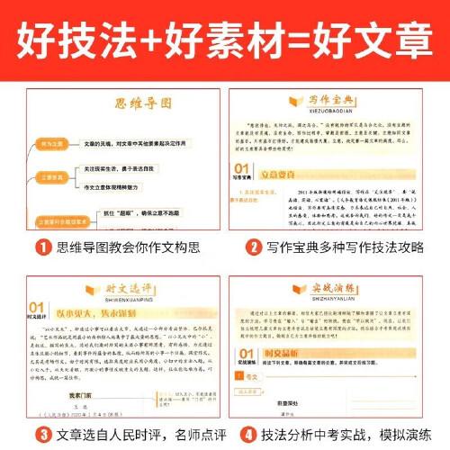 2024新版人民日报初中版教你写好文章 金句与使用