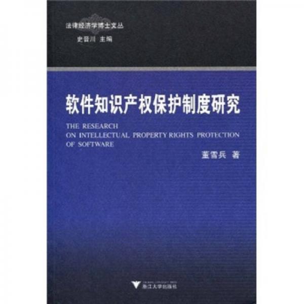 软件知识产权保护制度研究